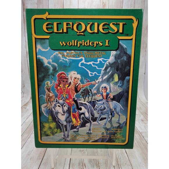 ElfQuest 25mm Wolfriders I - Ral Partha metal figures - Good - Picture 1 of 5